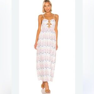 Tularosa Eloisa Maxi Dress in White size Large